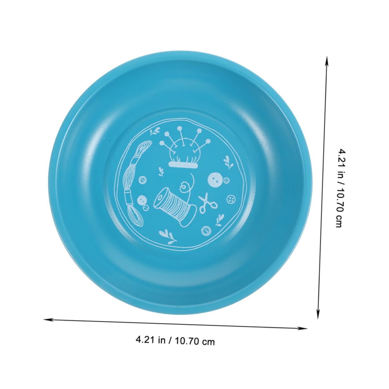 Packung Magnetische Nadelbox als Nähnadel Organizer, Blau Gelb