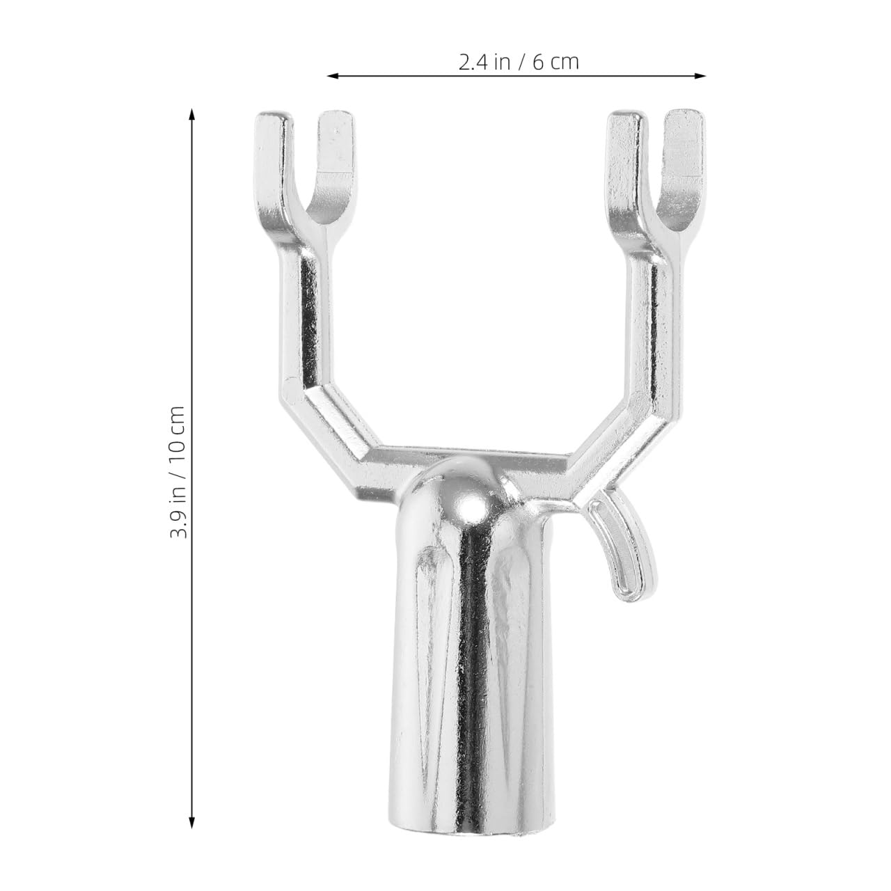 Housoutil Fourche De Support pour Arbres Fruitiers Métallique Réutilisable 10.00X6.00X1.90Cm Support Stable pour Jardin Verger Potager Lot de 10 Têtes De Fourche