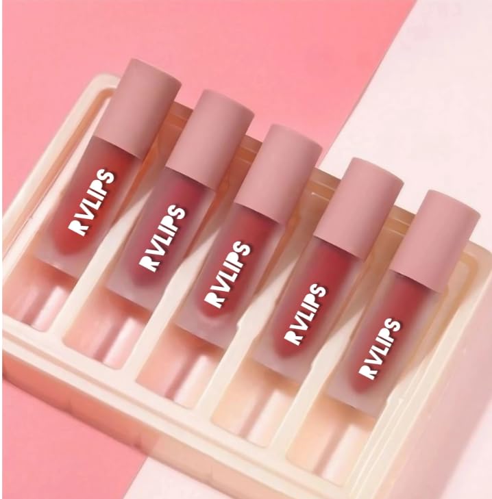 Minis But Mighty Hyperstay Weightless Liquid Matte Lipstick Combo Pack of 8 Shades Long Lasting Smudge Proof Waterproof Mini Lipstick Set for Women | Highly Pigmented Nude & Bold Colors (16 ml)-image-26