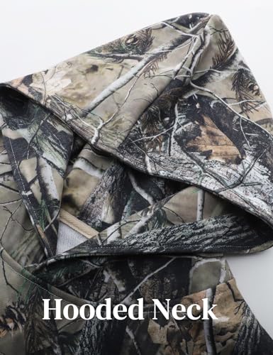 Flygo Camo Hoodie for Girls Boys Maple Leaf Print Hoodies Cute Oversized Hooded Trendy Sweatshirt Kids 5-14 Years3