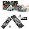 MX3 Pro Mini Keyboard Backlight Fly Remote Mouse,Android TV Remote Control,IR Learning Mini Wireless Keyboard for Android TV Box.HTPC.IPTV,Networked Set-top Box,Mini PC(Battery not Included)