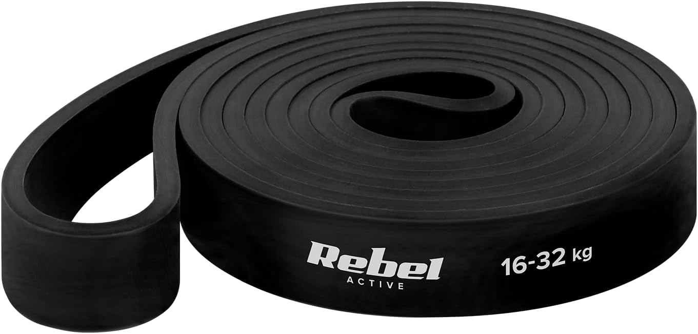 Rebel Rubber for Exercise Latex - Power Band PL-3 Black 16-32 kg RBA-3000-3