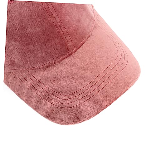 Casquette de baseball ajustable en velours unisexe confortable ne serre pas la tête