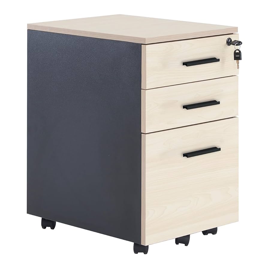 茶 使い勝手抜群 キャビネット デスクワゴン 3段収納 サンワダイレクト本店 サンワサプライ【オフィス・PC周辺通販】