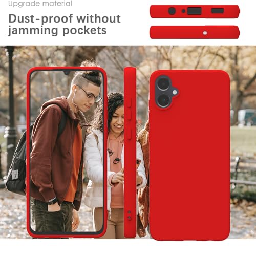 Coque Samsung Galaxy A05 rouge protection silicone cover - 7