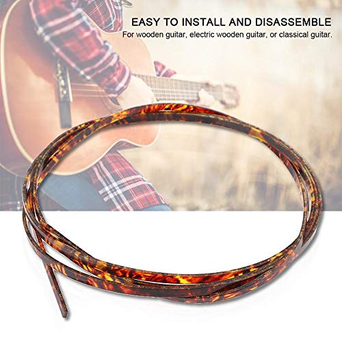 Celluloid Strip, Ritoeasysports Gj01 Thin Guitar Binding Purfling Edging Strips Rainbow Color Celluloid Accessories Guitar Binding 3Mm Guitar Binding 5Mm #TOP6