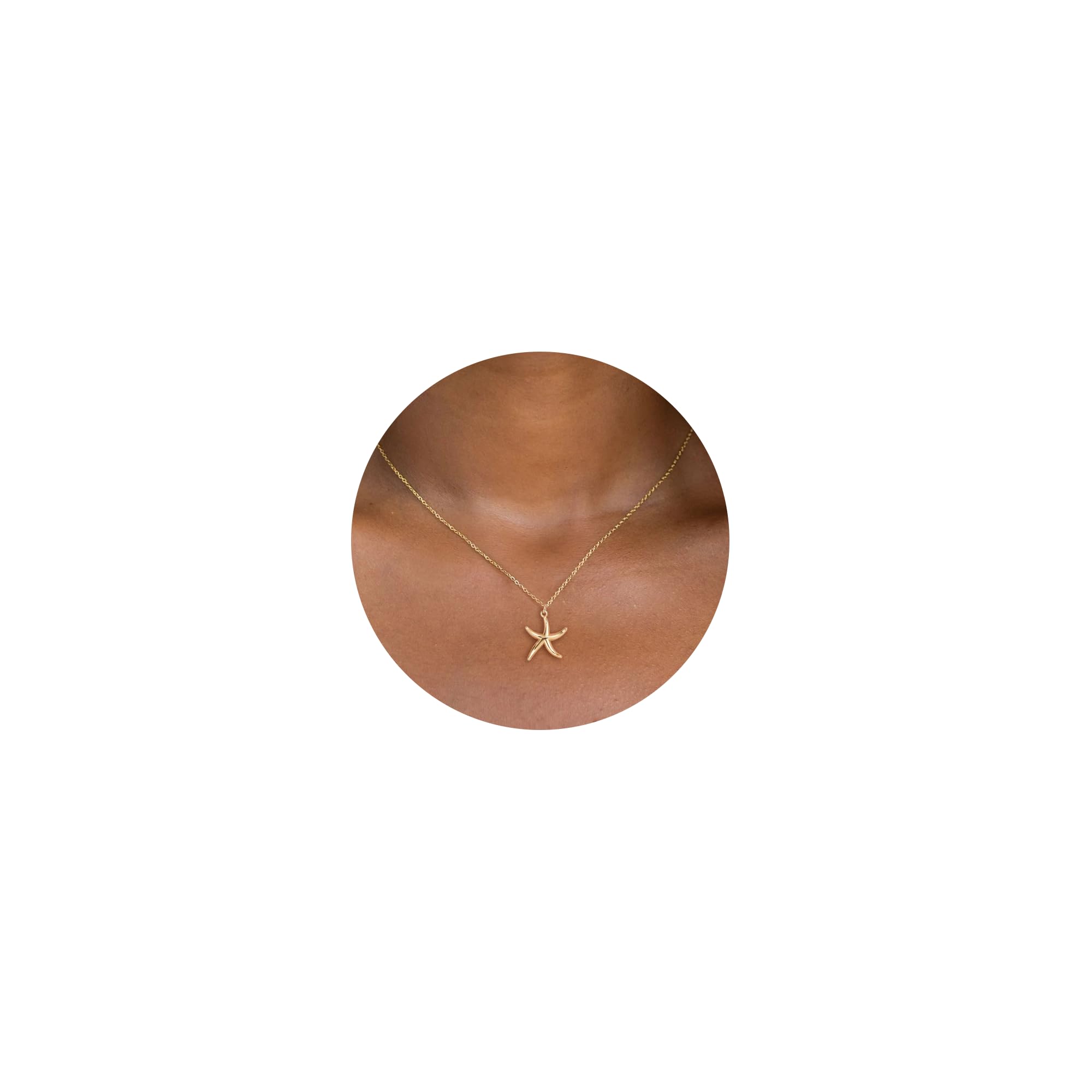 HANLI 14K Gold Plated Necklaces for Women - Dainty Butterfly, Star of David, Moon and Star, Sun, Lotus, Infinity, Hummingbird, Bee,Boots,Chill,Sunflower Pendant Designs - Elegant Jewelry for Women