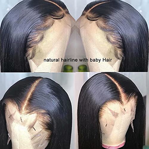 Maxine Silky Straight Full Lace Human Hair Wigs For Black Women 180 Density Glueless 100% Unprocessed Virgin Human Hair Wigs With Baby Hair Pre Plucked 24 Inch #TOP2