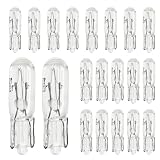20 PCS T5 12V 1.2W LED Bombillas para Salpicadero Coche - Blanco