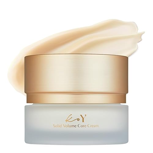 KOY Crema de colágeno con núcleo de volumen sólido, hidratante facial de colágeno para hidratación profunda y densidad de la piel con complejo