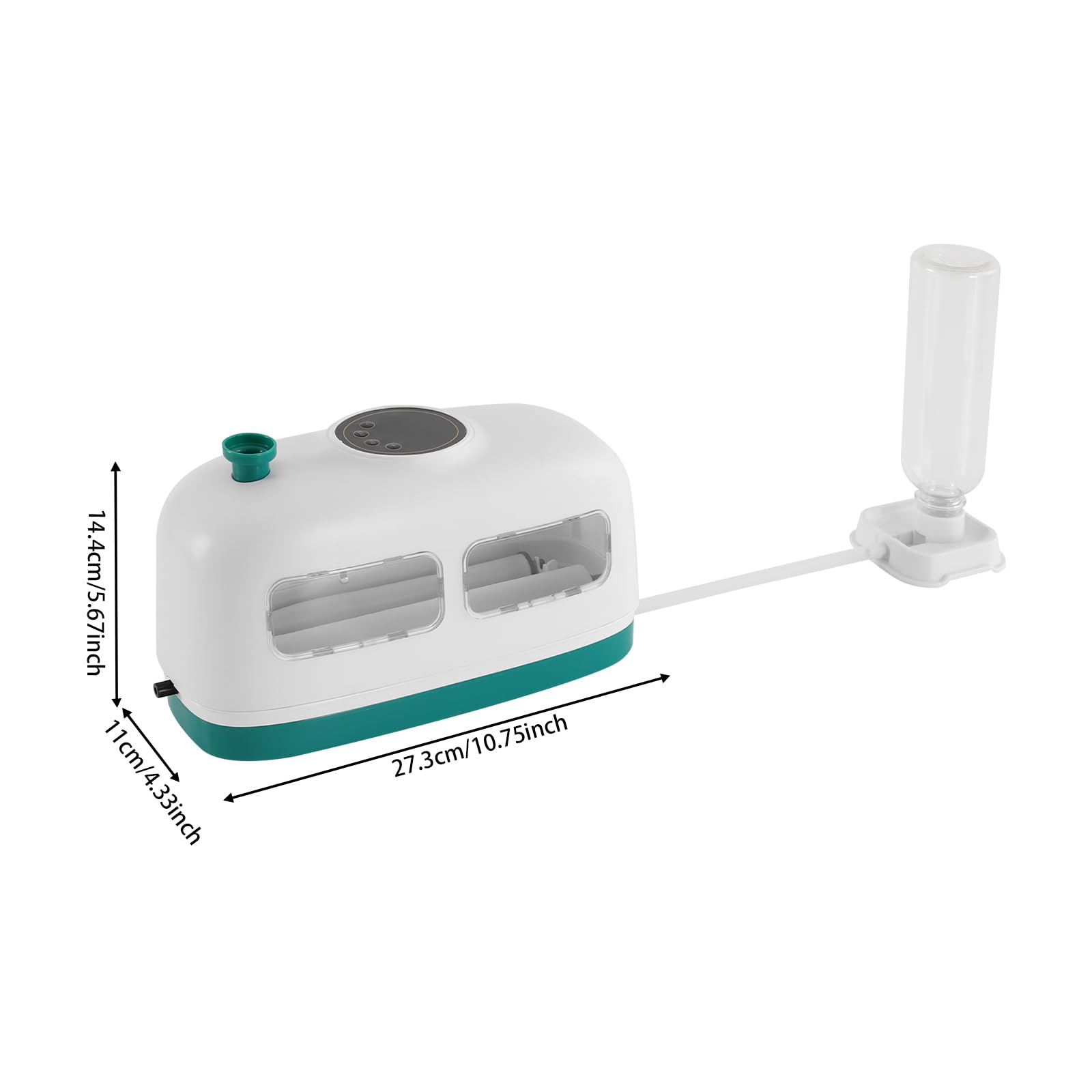 Inkubator LED, 8 jajek, 16 W, inkubator LED, wolnostojący inkubator z okienkiem, regulacją temperatury i ręcznym systemem obracania jaj, dla kur, kaczek, gęsi