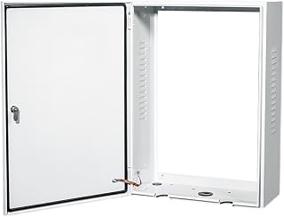 Charging Station Box with Hollow Back, Wall-Mounted EV Charger Protective Box, Lockable Design, Applicable to Installed Charging Piles(Large/3)