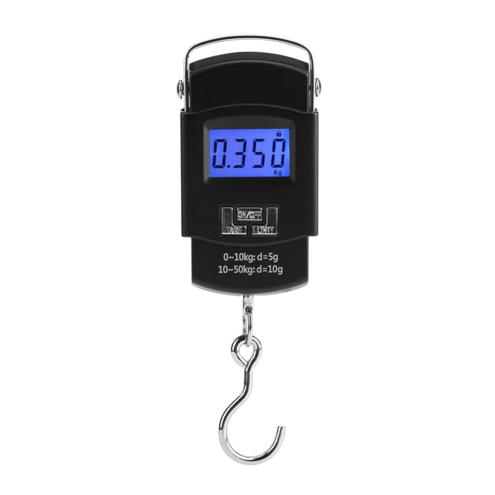 LNHHG 50kg/10g LCD Digital Hanging Scale Electronic Mini Pocket Fishing Hook Scales