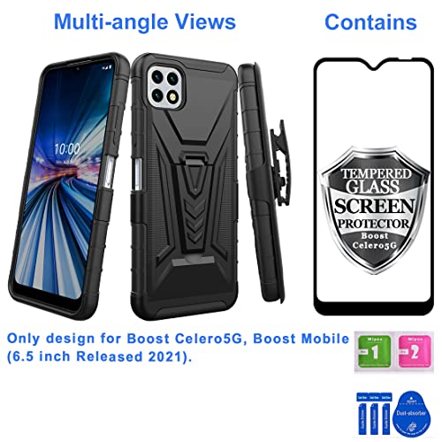 Coque Celero 5G Boost robuste étui antichoc avec protège-écran et béquille - 2