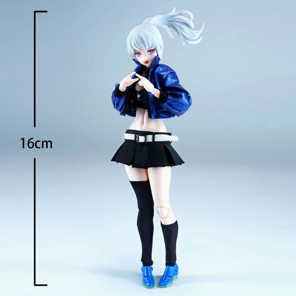 Anime ilustracja cyklon hopper yip fung sim figurki do samodzielnego montażu ultra ruchoma prawdziwa tkanina anime dziewczyna figurka oryginalna sztuka figurka kolekcja 16 cm