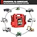 12V / 24V Jump Starter, acetek 2400/1200 Peak Amp Battery Jump Starter for Truck Car Tractor Excavator, Heavy Duty Jump Box Battery Pack with USB and DC Output