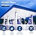 Hyperikon LED Canopy Light, Outdoor Gas Station Light Fixture, Black, 5000K, UL, DLC, 40 Watts