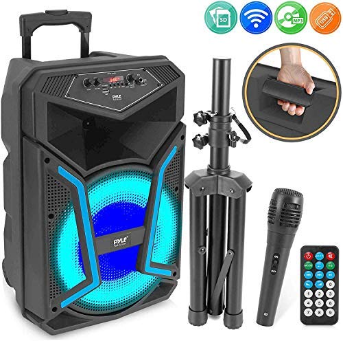 bluetooth speaker on wheels