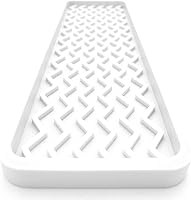 Vista 5 de Happitasa - Bandeja organizadora de silicona para lavaplatos, soporte de esponja y protector de encimera Jabonera y bandeja dispensadora para baño