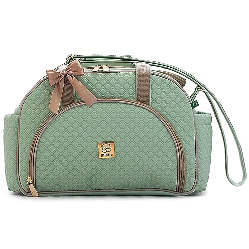 Bolsa Maternidade Média Bebe Menina Menino Miellu - Pópeti (Verde)