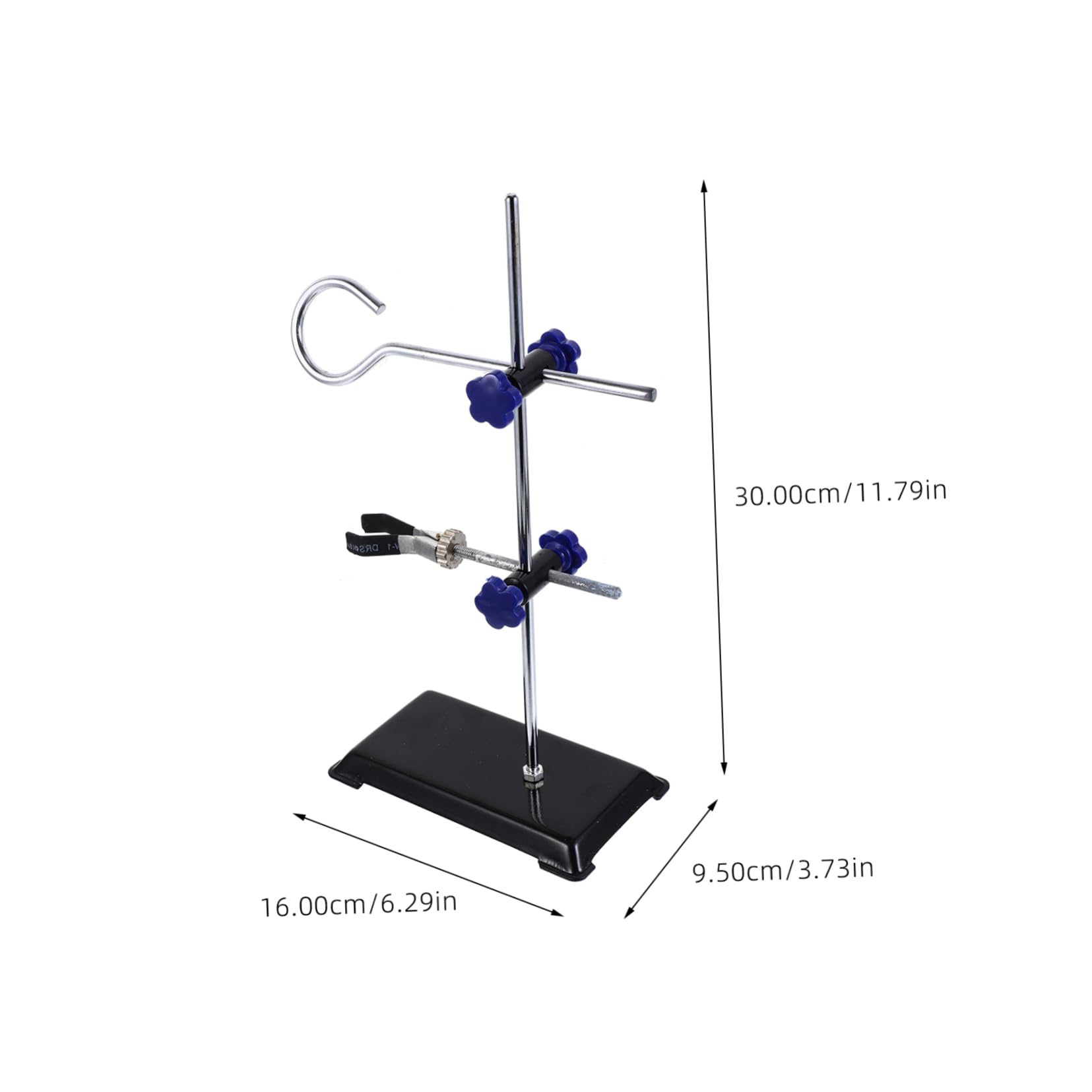 Alipis Mini Support Stands Clamp Laboratory Iron Support Stand 30cm High for Alcohol Lamp Scientific Equipment Random Style