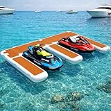 Danrelax 13.5'×10' Inflatable Floating Dock, 7.9