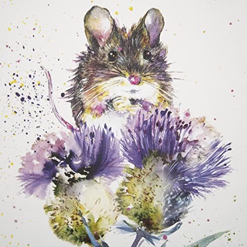 The Heritage Press 'Fluffy Mouse' A5 Notebook - Perfect for Office, Home, School, Business, Writing or Note Taking - 192 Pages