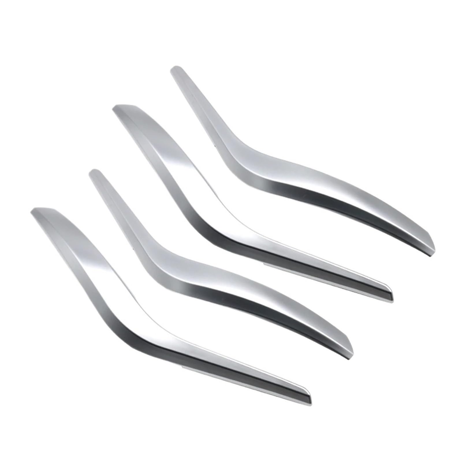 Frvvpl Silver 4Pieces Car Interior Left Right Door Pull Handle Cover Trim Replacement For Bmw For X1 For E84 2011 2012 2013 2014 2015 Car Interior