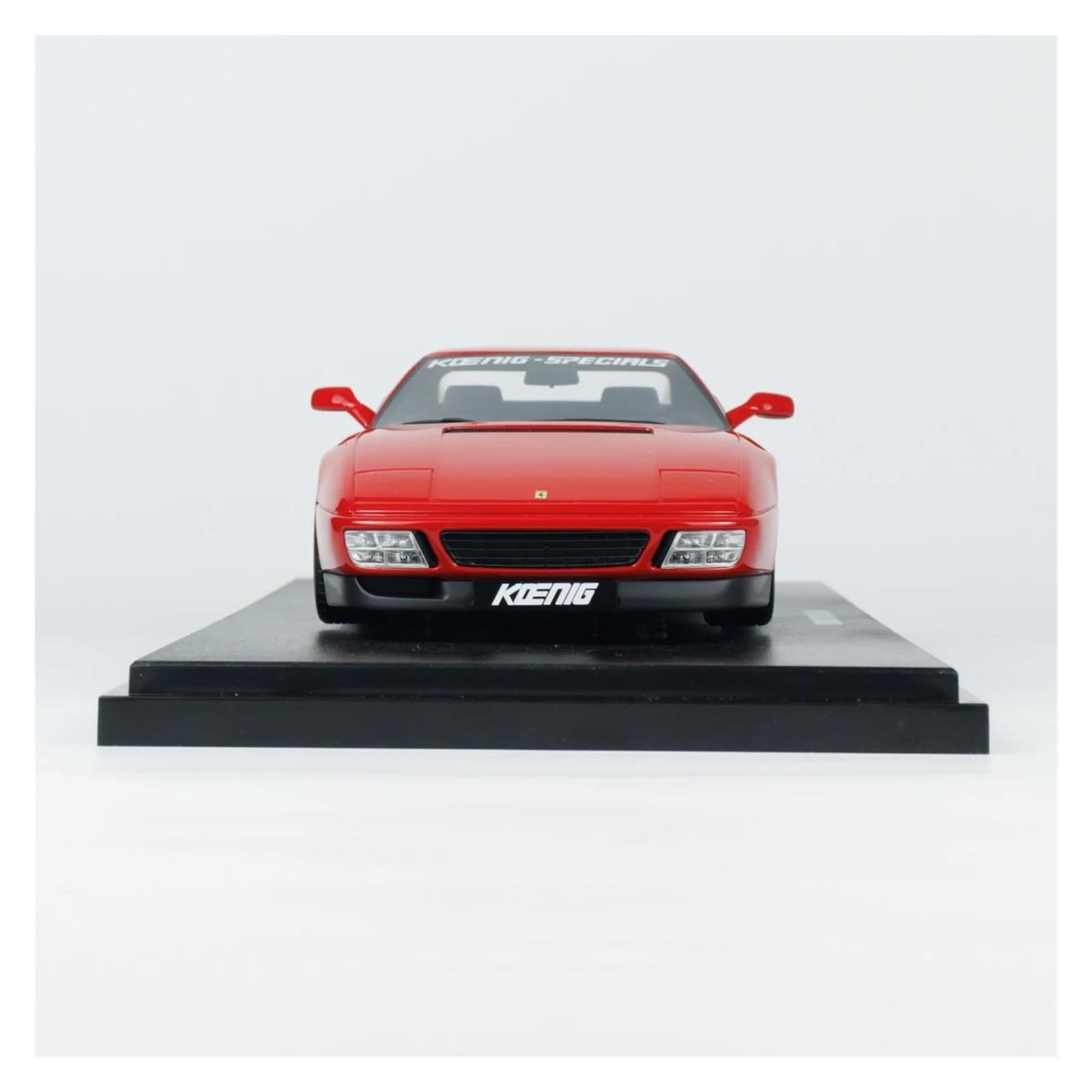 Metallo Scala Replica Resina 1 18 Adatta Per Modello Di Auto Statica Simulata Ferrari Koenig 348 Ornamento Commemorativo Hobby Veicoli Giochi Set