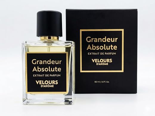 Velours d'Arome Grandeur Absolute Extrait de Parfum 50ml | Long Lasting Unisex Perfume | Citrusy Spicy Woody Fragrance wit...
