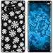 Produktbild PhoneNatic Case kompatibel mit Samsung Galaxy Note 8 Silikon-Hülle X Mas Weihnachten Schneeflocken M2