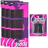 Goody 255-Piece Black Bobby Pin Kit with Magnetic Holder - Ultra-Strong All-Day Hold for Thick, Thin & Curly Hair - Tangle-Free Salon Quality Hair Pins for Updos, Everyday Styling & Events