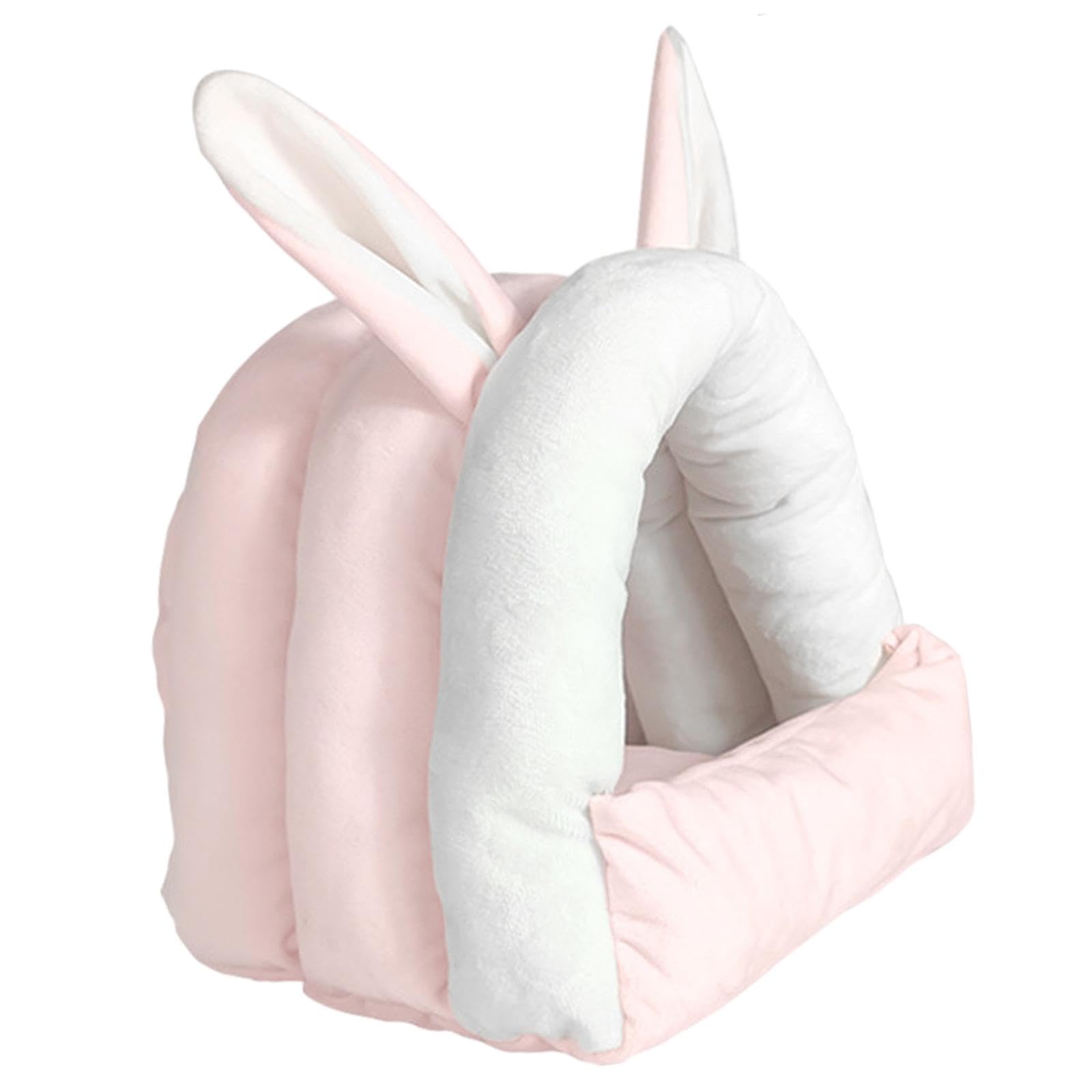 Lit pour lapin et cochon d'inde rose : créez un coin sieste cosy dans l'enclos