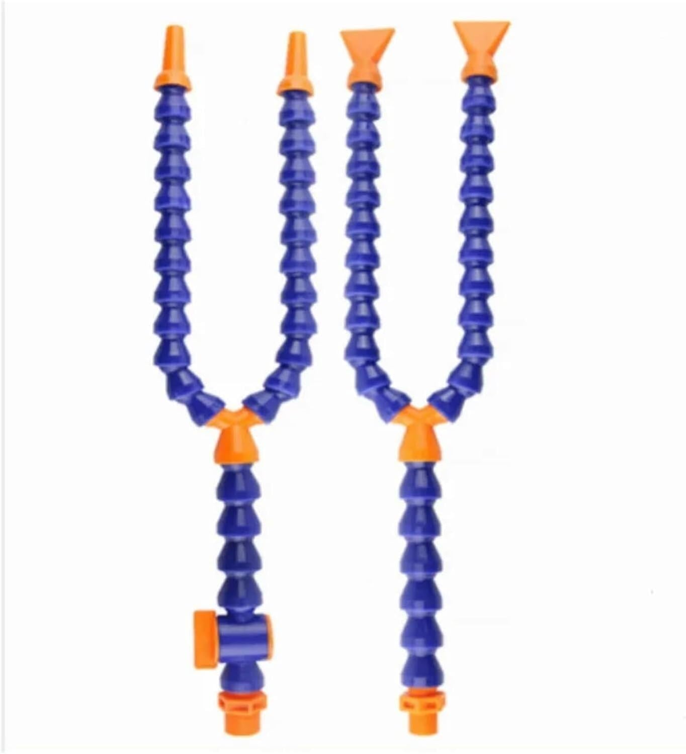 Tubo di raffreddamento flessibile in plastica, tubo di raffreddamento per acqua e olio, 1 pezzo piatto rotondo ugello tornio metallo 1/4 3/8 1/2 tubo regolabile a forma di Y con interruttore per