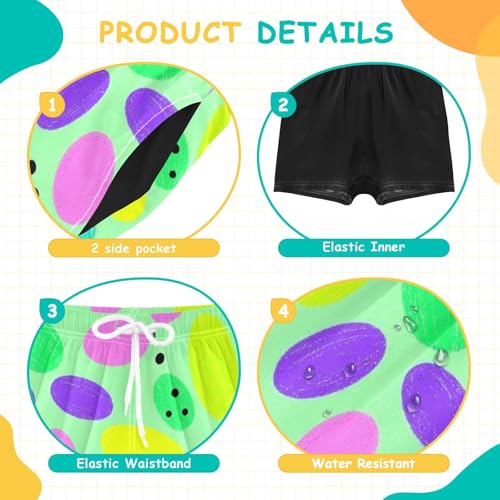 Short de plage pour garçon avec doublure confortable Yuiboo - 5