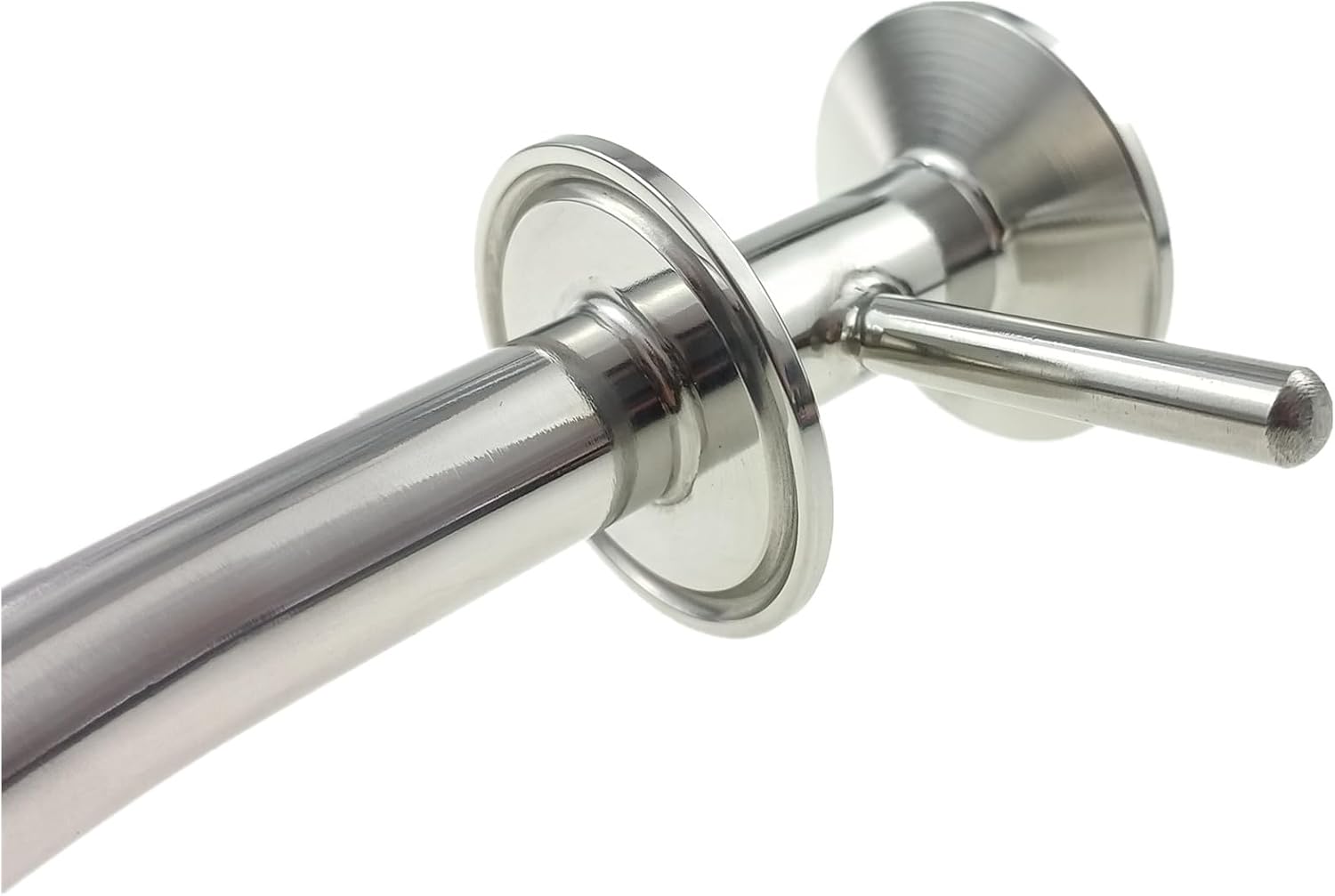 1.5" Tri Clamp Dip Tube with 3/4" 90 Degree Elbow Pipe SS304