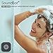 SoundBot SB518FM FM RADIO Water Resistant Bluetooth Wireless Shower Speaker Hands-Free Portable Speakerphone w/ Smart One Touch Auto-Scan, 6Hrs Music Streaming, Built-in Mic, Detachable Suction Cup