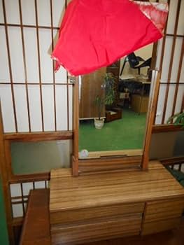 Amazon.co.jp: 時代家具鏡台古民具昔の日本の鏡台和室用ディスプレイ用