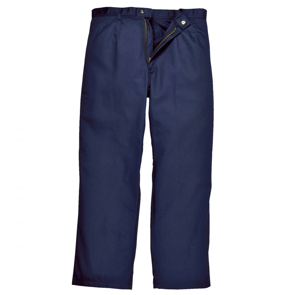 Portwest BZ30 Maximum Protection Bizweld Trousers Navy, Large