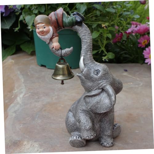 Statue d'éléphant décorative pour salon et table basse - 5