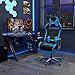 IWMH Silla Gaming, Silla Gaming Ergonómica Silla Gamer con Reposapiés Racing Silla...