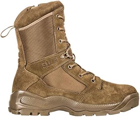 5.11 Tactical Men's A.T.A.C. 2.0 8-Inch Storm Boots, Ortholite Footbed, Slip-Resistant Outsole, Style 12392