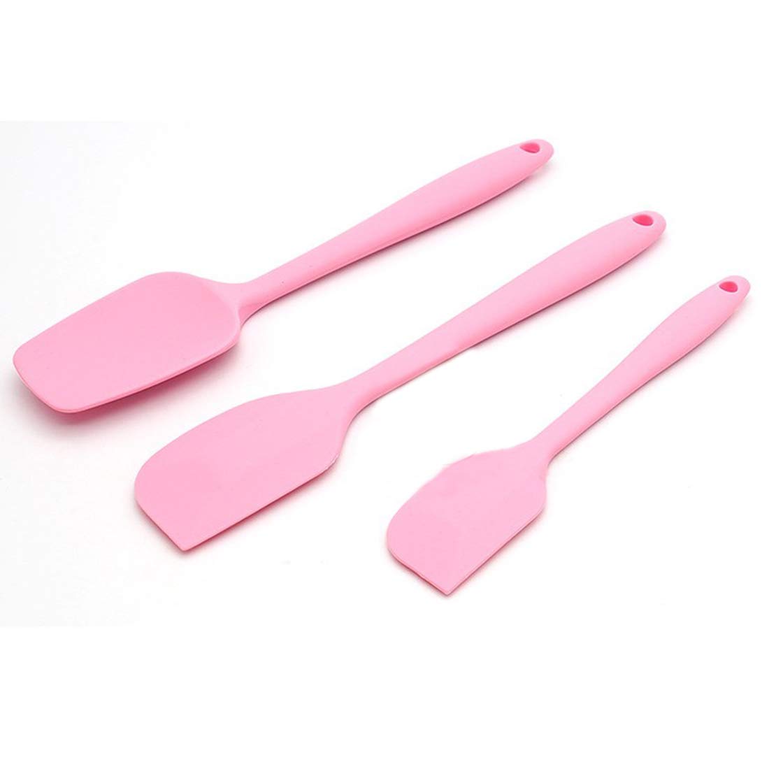 KERVINFENDRIYUN YY4 Non-stick Flexible Silicone Spatula set - Piece Silicone Spatula Set - 600F Heat-Resistant Seamless Rubber Spatulas - Best Spoonula, Small Spatula, Large Spatula for Cooking & Baki