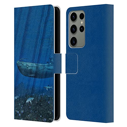 Housse cuir Samsung S23 Ultra motif marin pour simplifier vos déplacements urbains