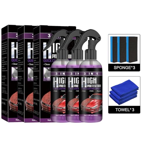 Spray 3 en 1 para protección y reparación rápida de autos miniatura 7