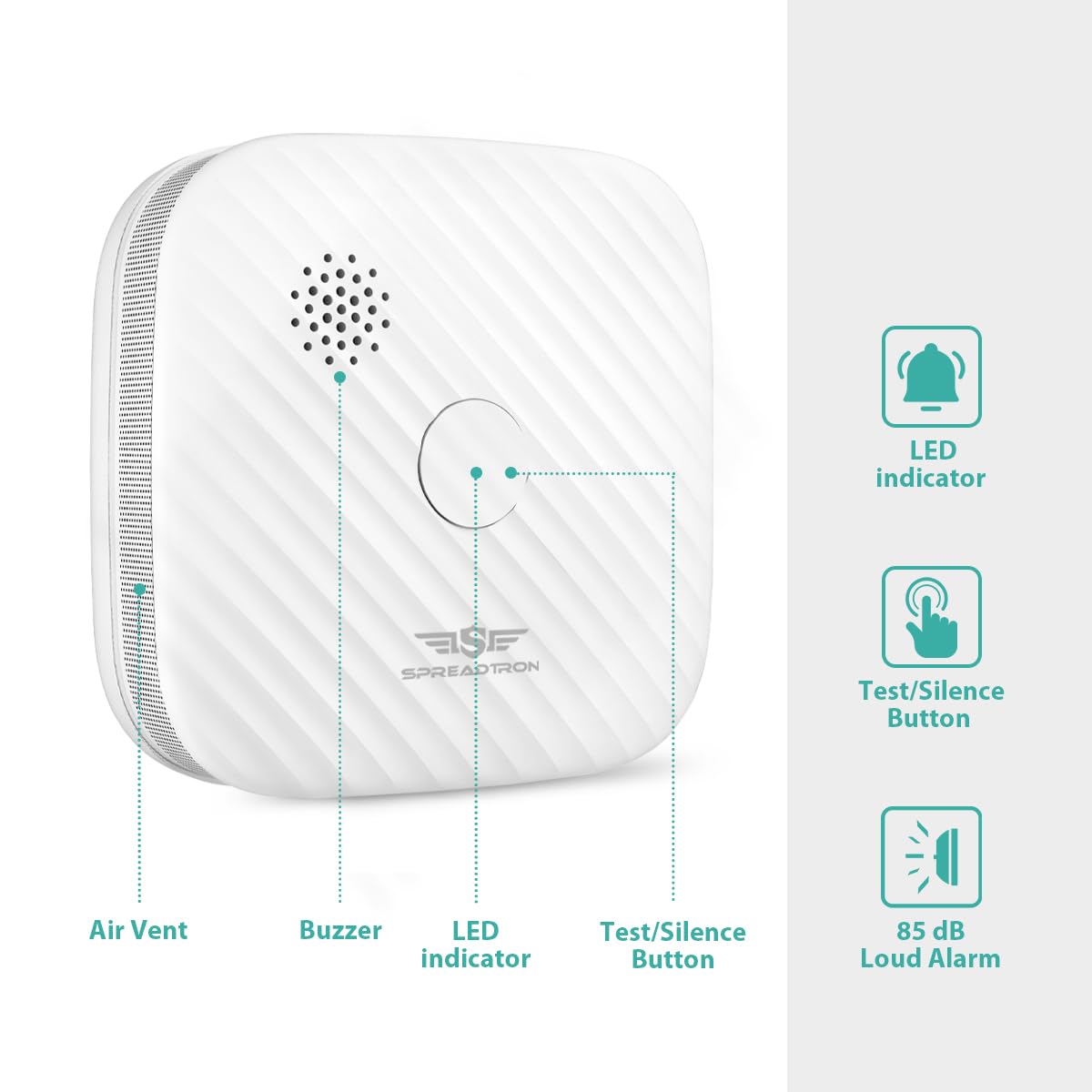 X-Sense XS01 Rilevatore Di Fumo Autonomo A Batteria (durata: 10 - Foto 13