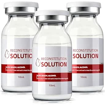 Reconstitution Solution 10 ML 3 Pack in Premium Glass Vials