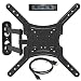 Everstone TV Wall Mount Full Motion Bracket for 23-55"TVs up to 66 lbs VESA 400 with Tilting Swivel Articulating 16" Extension Arm for Most LED LCD&Plasma Flat Screen TVs,HDMI Cable &Bubble Level