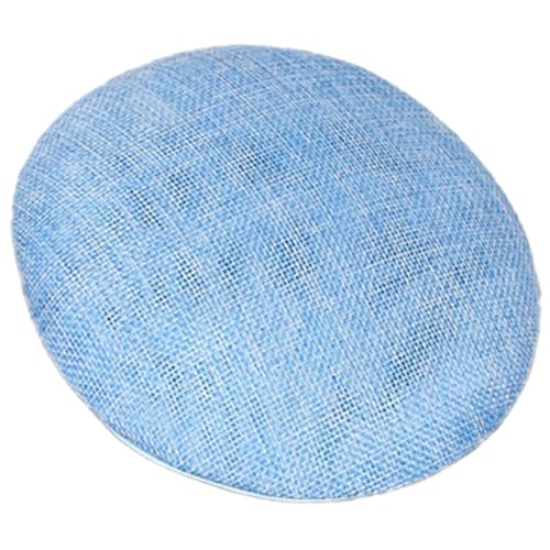 KUFptva 15cm Fascinators Hat Base for Women Millinery Base Cocktail Hats Making Base Millinery DIY Accessories Round Hat Base, Medium