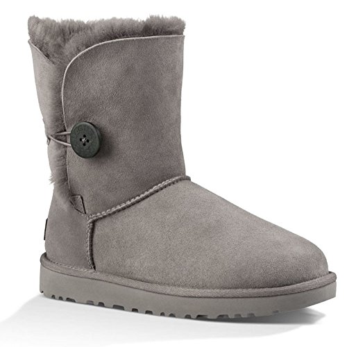 UGG Bailey Button II, Botas de Nieve Mujer, Gris, 39 EU